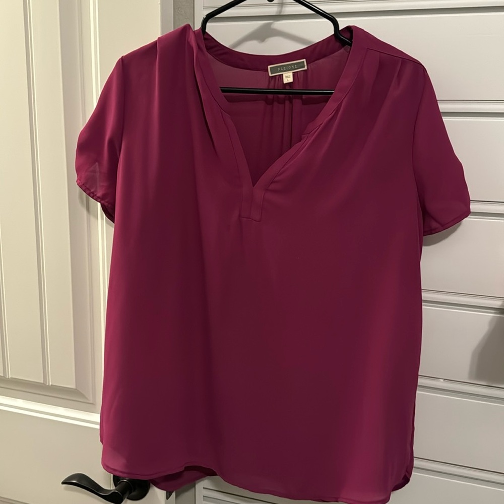 Magenta Blouse-size L
